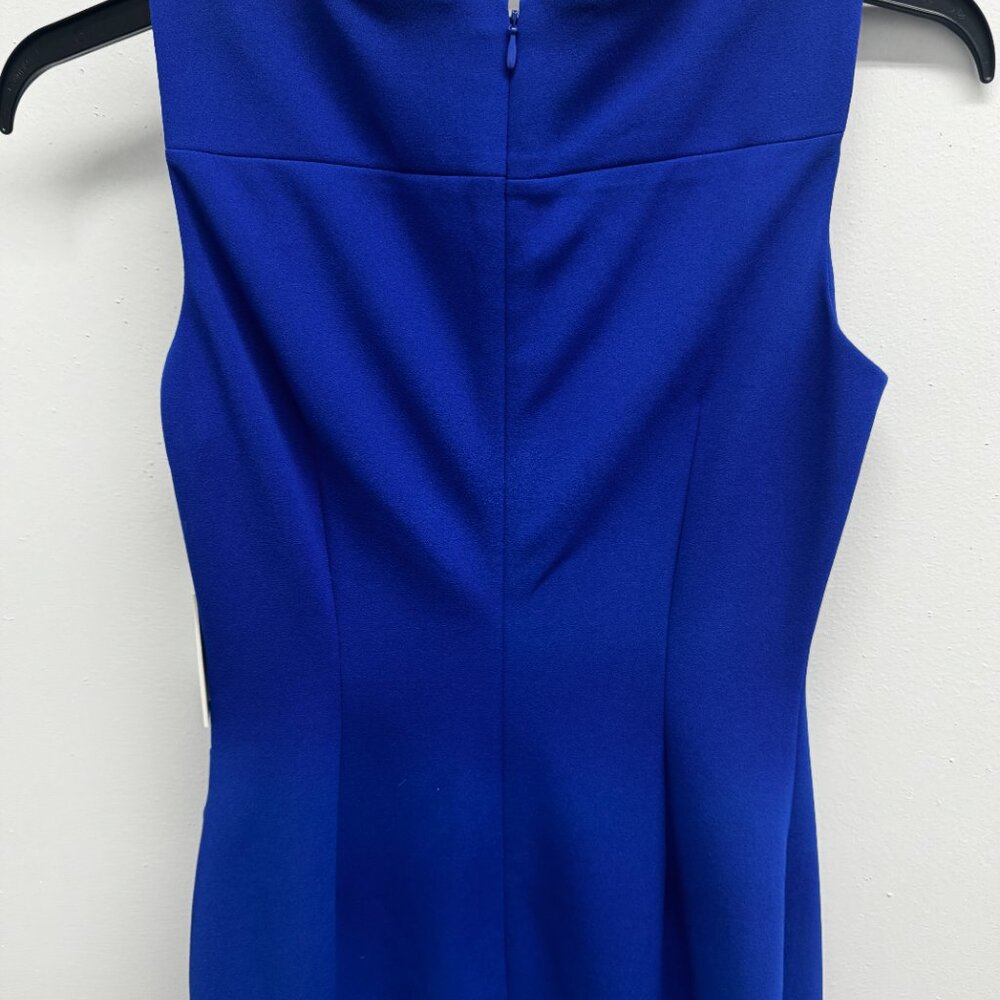 Calvin Klein Starburst Sheath Dress - Size 4, Ultramarine Blue, NWT - Picture 10 of 11